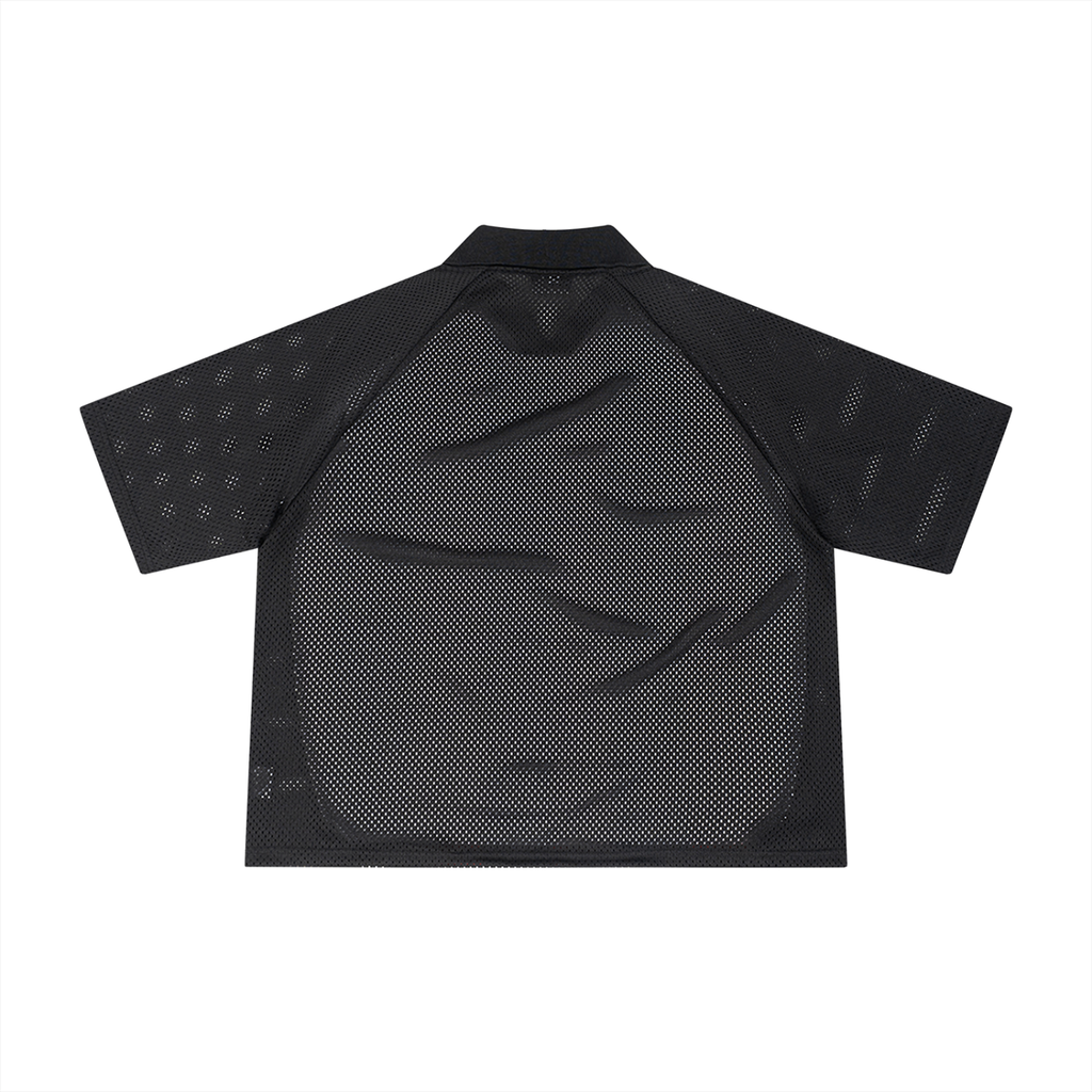 Honest Striped Mesh Boxy Soccer Jersey