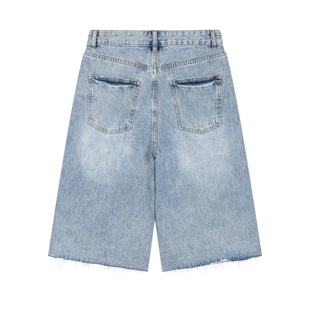 Honest Men’s Vintage Wide Leg Denim Shorts