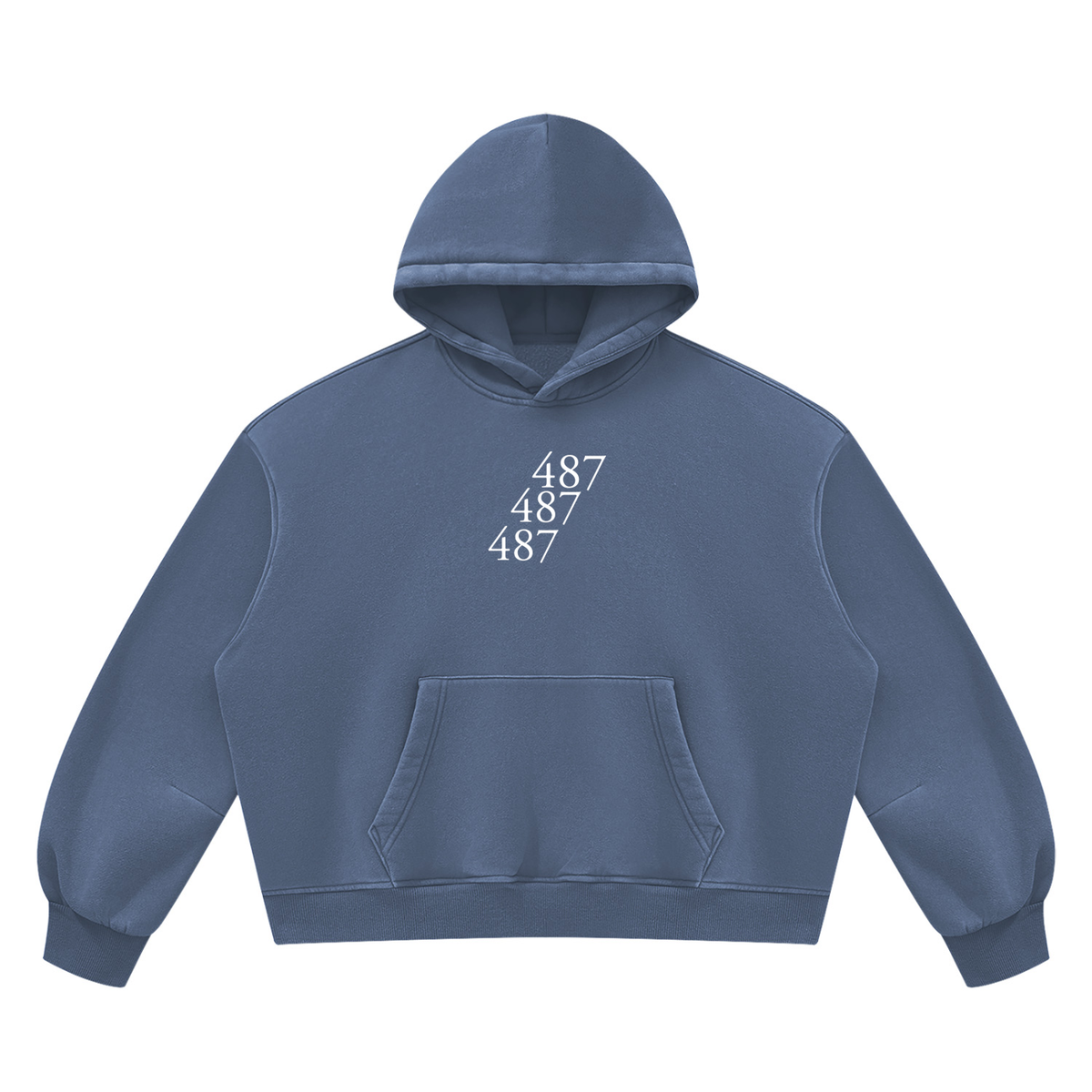 Unisex Vintage Wash Boxy Fleece Hoodie