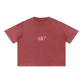 Mineral Wash Boxy Cotton T-Shirt