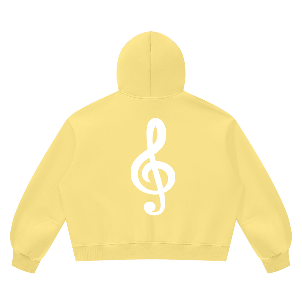 Unisex Vintage Wash Boxy Fleece Hoodie