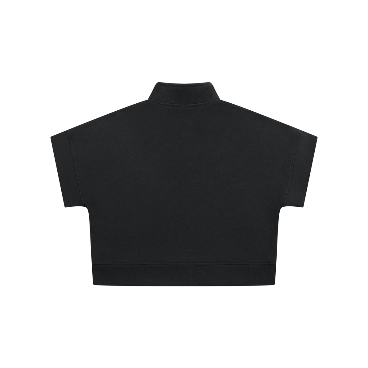 Women's Quarter Zip Crop Sweatshirt