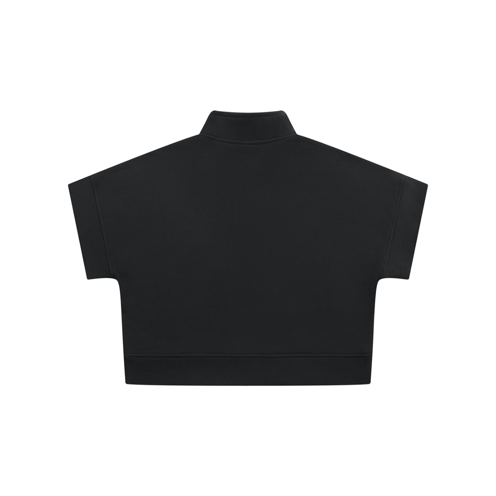 Honest Women's Quarter Zip Crop Sweatshirt