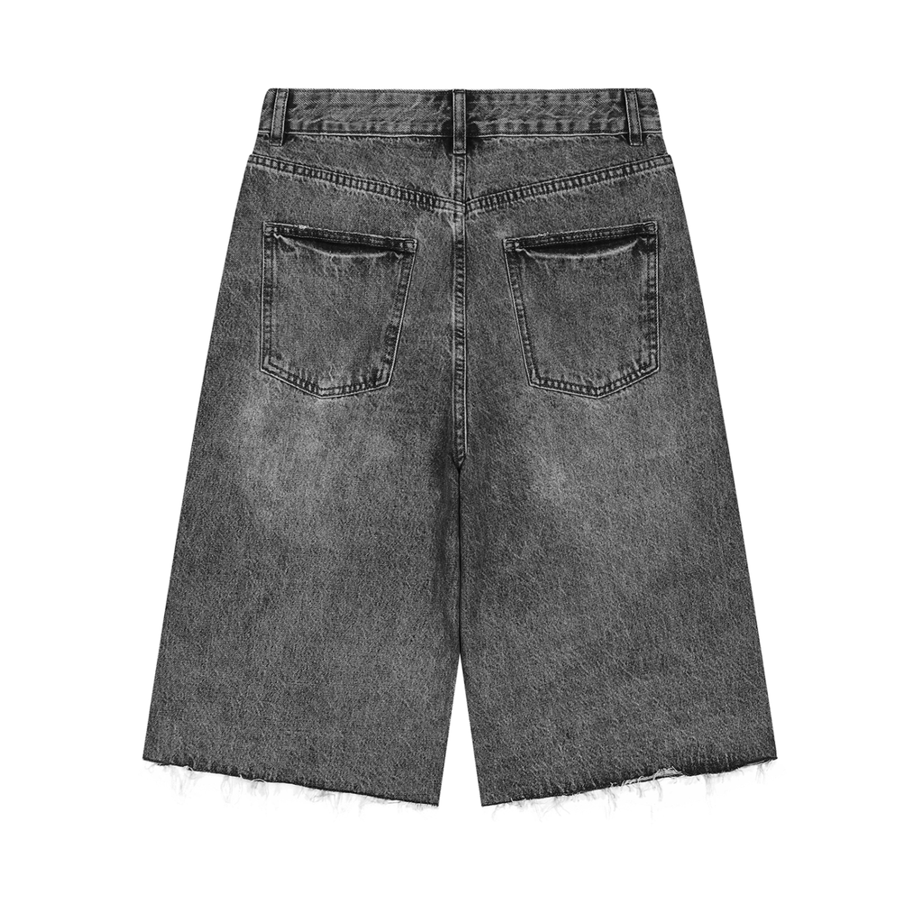 Honest Men’s Vintage Wide Leg Denim Shorts
