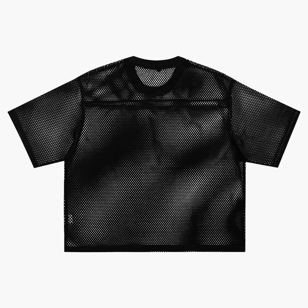 Honest See-through Boxy Net T-Shirt