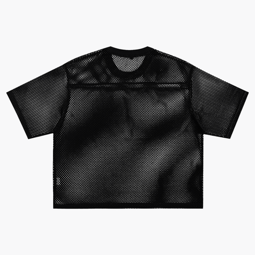 Honest See-through Boxy Net T-Shirt