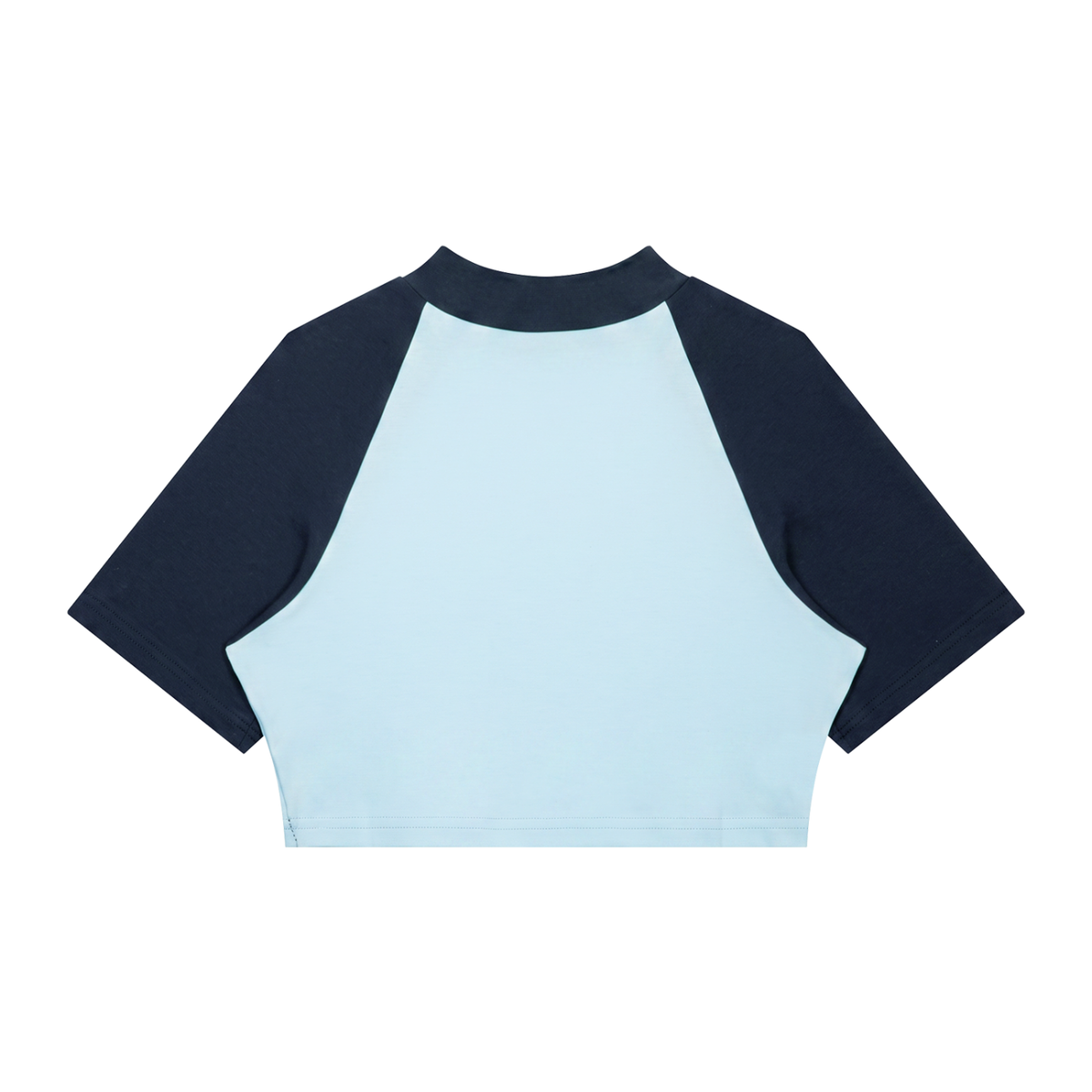 Honest Women’s Color Block Raglan Crop T-Shirt