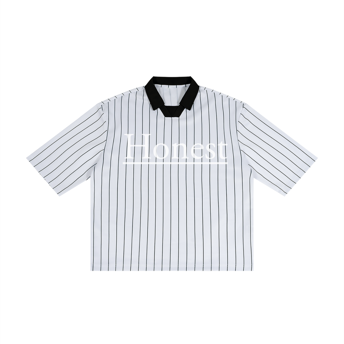 Unisex Pinstripe Collared Soccer Jersey