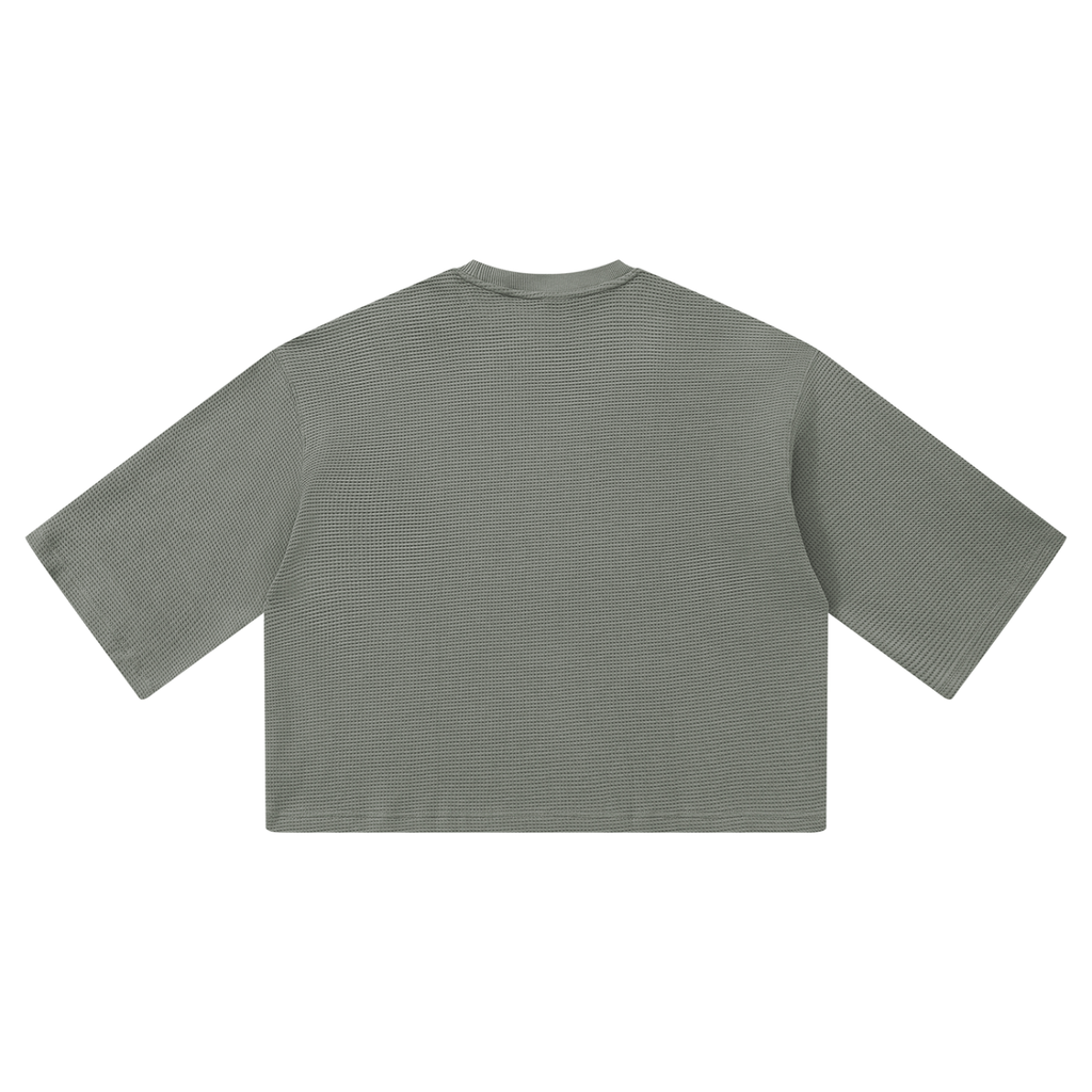Honest 487 design  Waffle Boxy T-Shirt