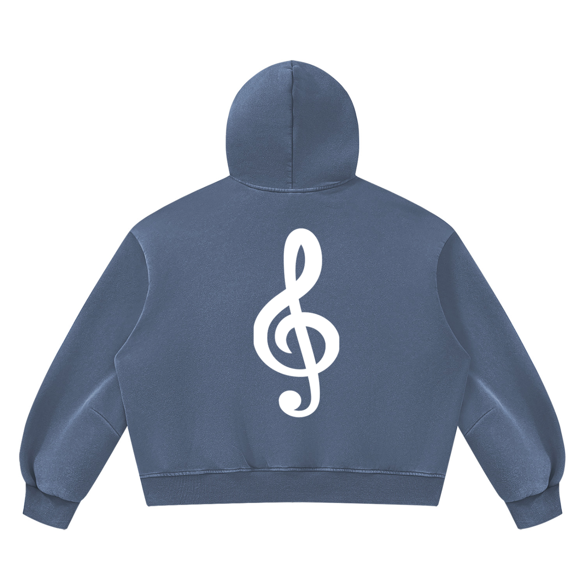 Unisex Vintage Wash Boxy Fleece Hoodie
