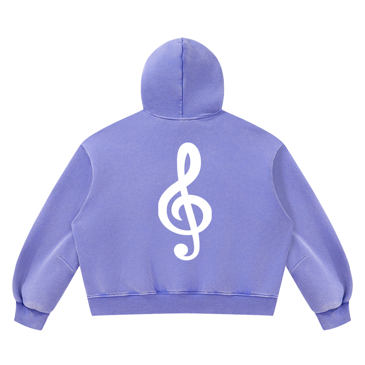 Unisex Vintage Wash Boxy Fleece Hoodie