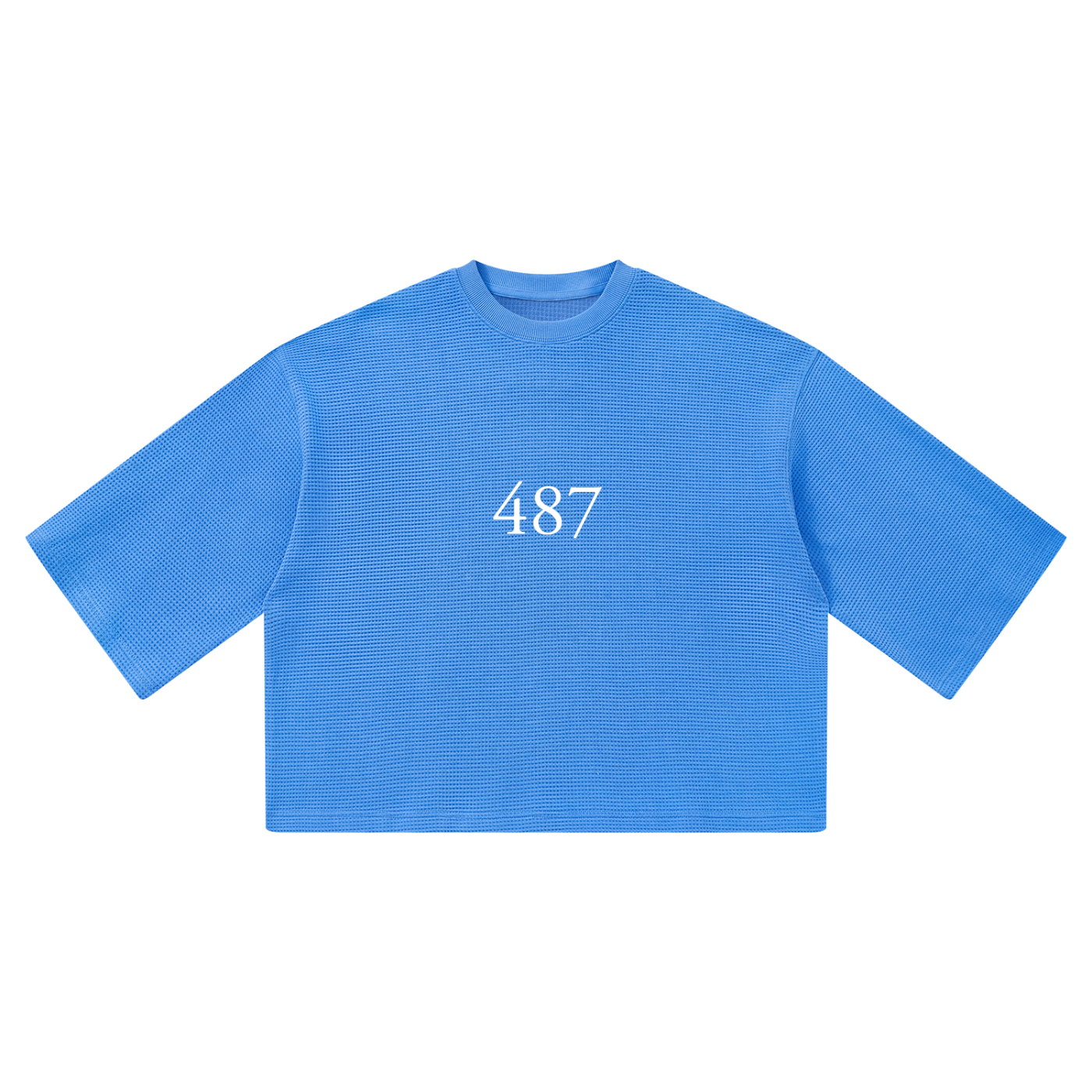 Honest 487 design  Waffle Boxy T-Shirt