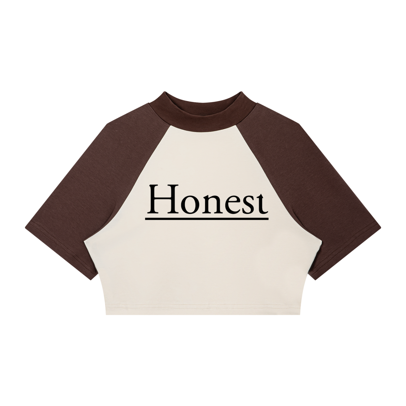 Women’s Color Block Raglan Crop T-Shirt