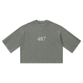 Honest 487 design  Waffle Boxy T-Shirt