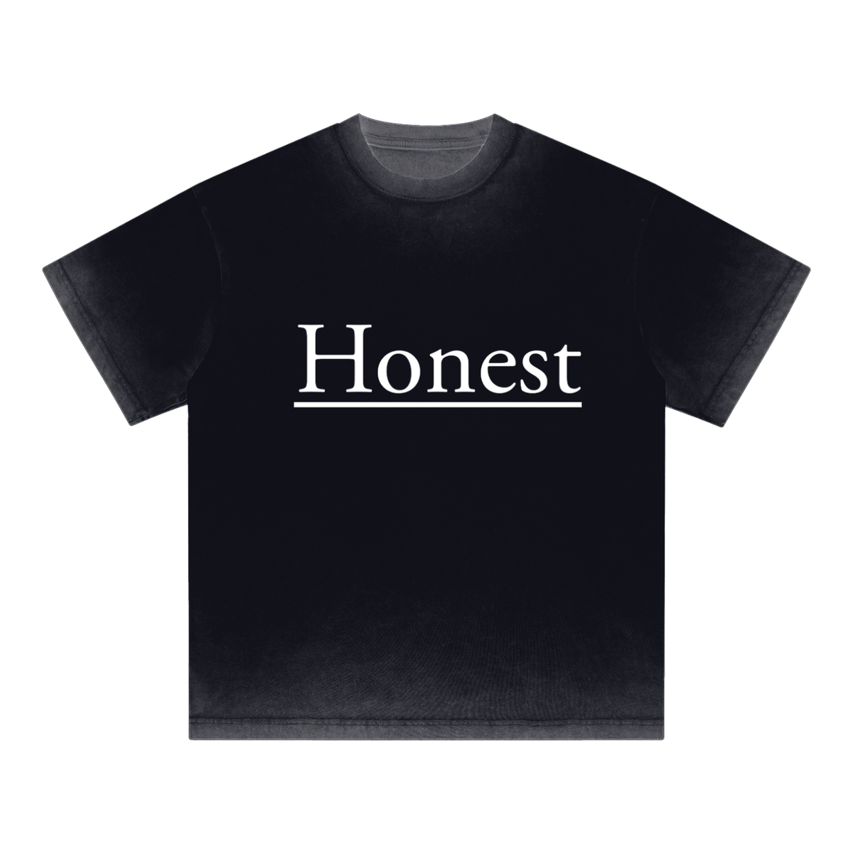 Honest \Reverse Dyed Loose Cotton T-Shirt