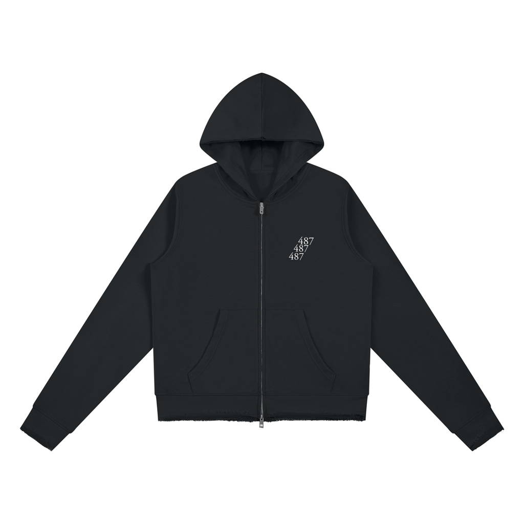 487 Women’s Raw Edge Full Zip Hoodie