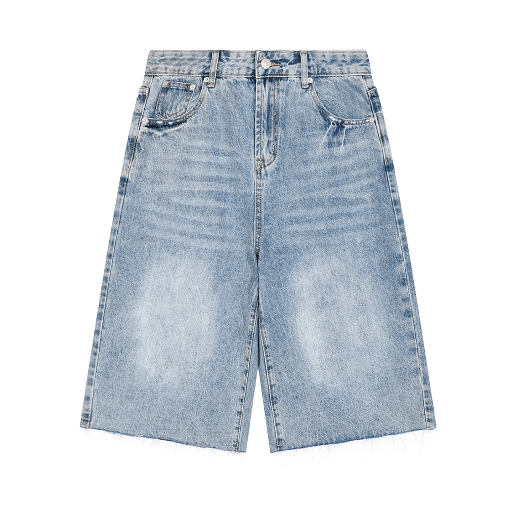 Honest Men’s Vintage Wide Leg Denim Shorts
