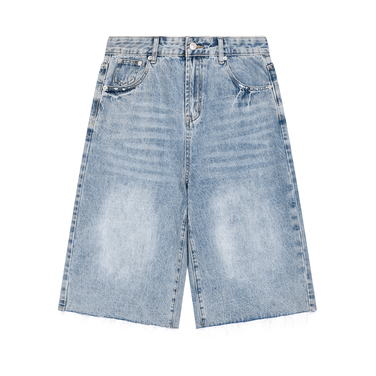Honest Men’s Vintage Wide Leg Denim Shorts