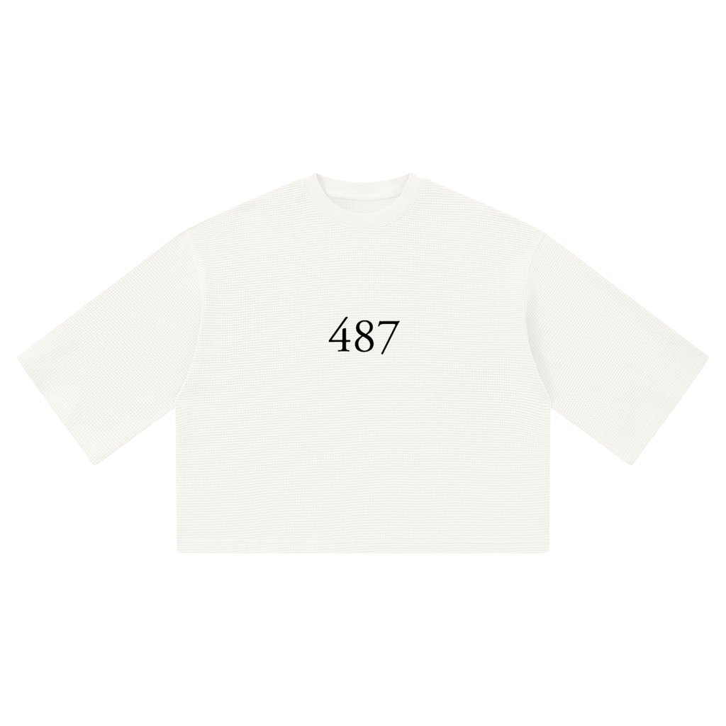 Honest 487b Design Waffle Boxy T-Shirt