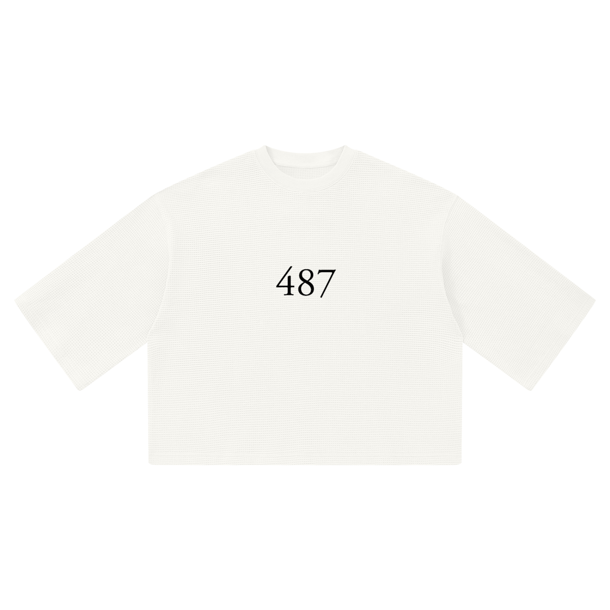 Honest 487b Design Waffle Boxy T-Shirt