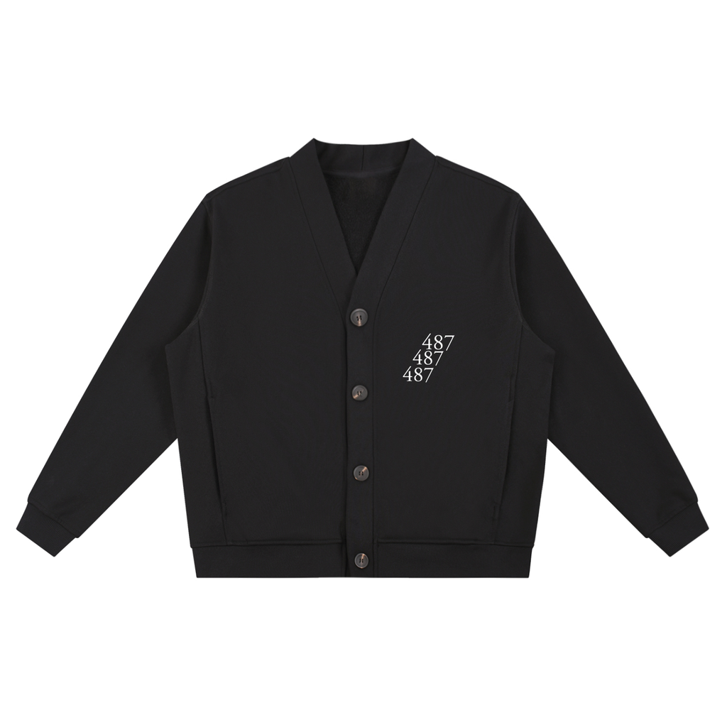 Honest 487 Design Essential Heavyweight Sweat Cardigan