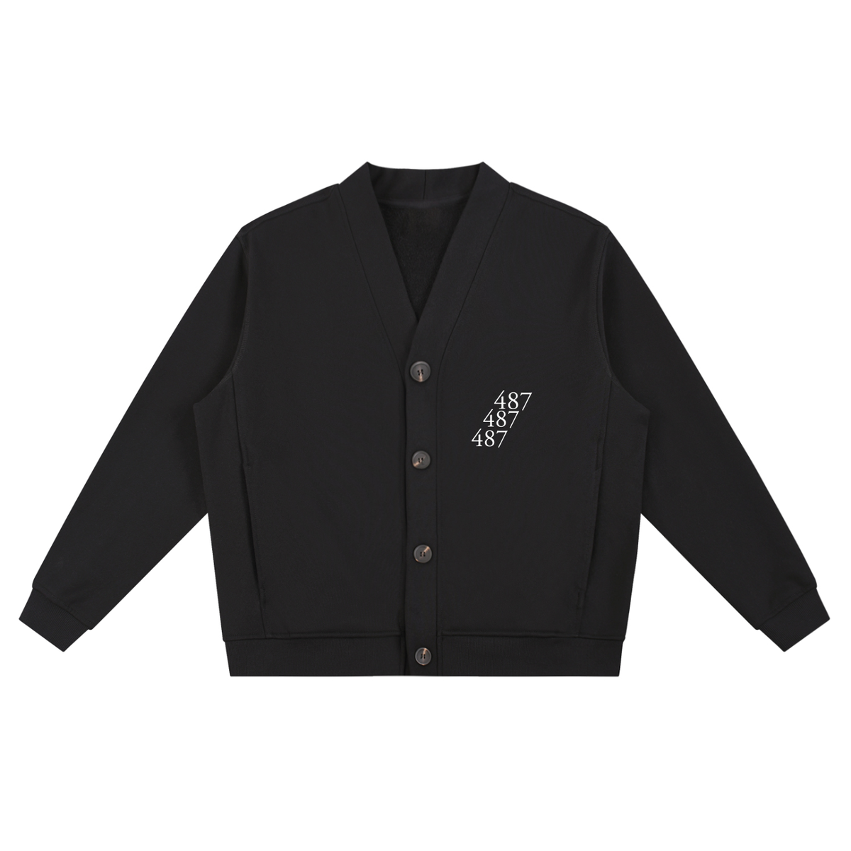 Honest 487 Design Essential Heavyweight Sweat Cardigan