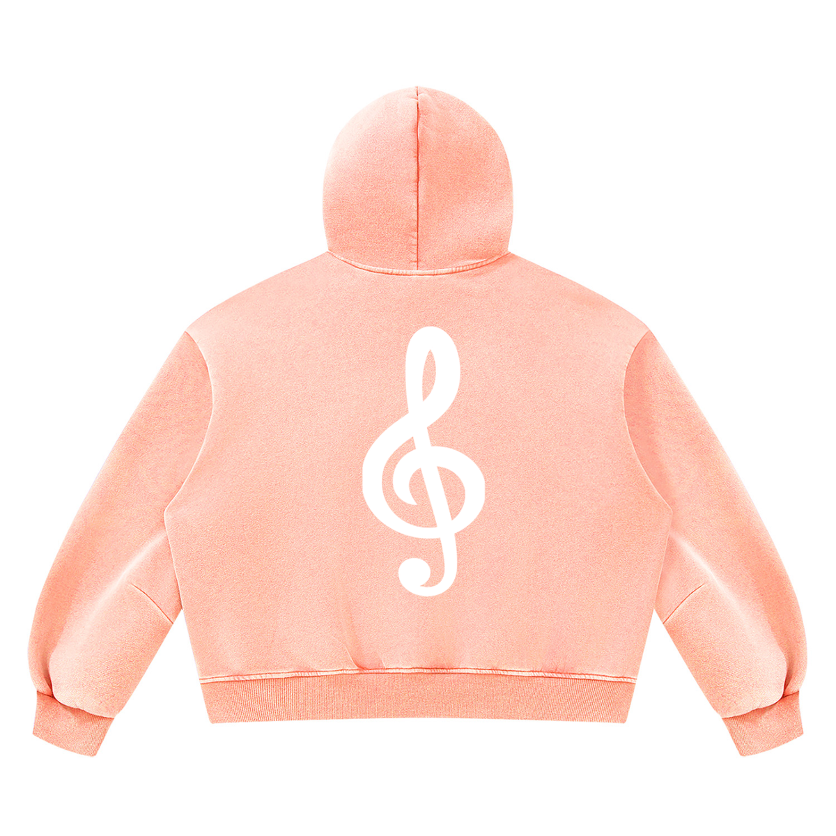 Unisex Vintage Wash Boxy Fleece Hoodie
